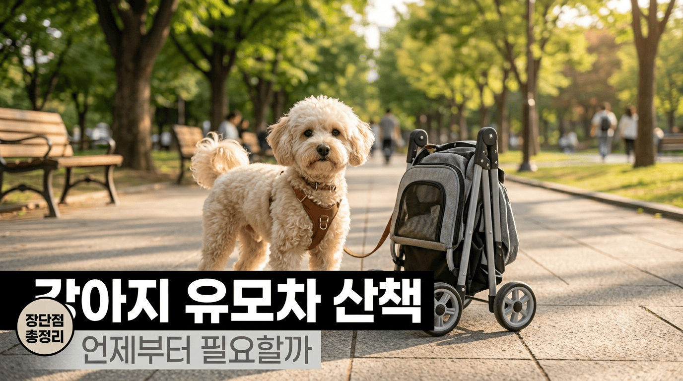 강아지 유모차 산책, 처음엔 저도 "굳이 그렇게까지 해야 하나" 싶었어요. 그런데 쿠니가 같은 코스만 반복하는 산책을 지루해하는 것 같아서, 반신반의하며 하나 사봤습니다. 막상 써보니 생각했던 것과는 다른 지점들이 있어서, 실제로 언제 필요한지 정리해봤어요.