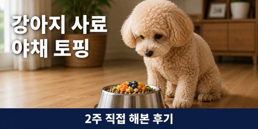 강아지 야채 토핑 준비법과 안전한 재료 대표 이미지