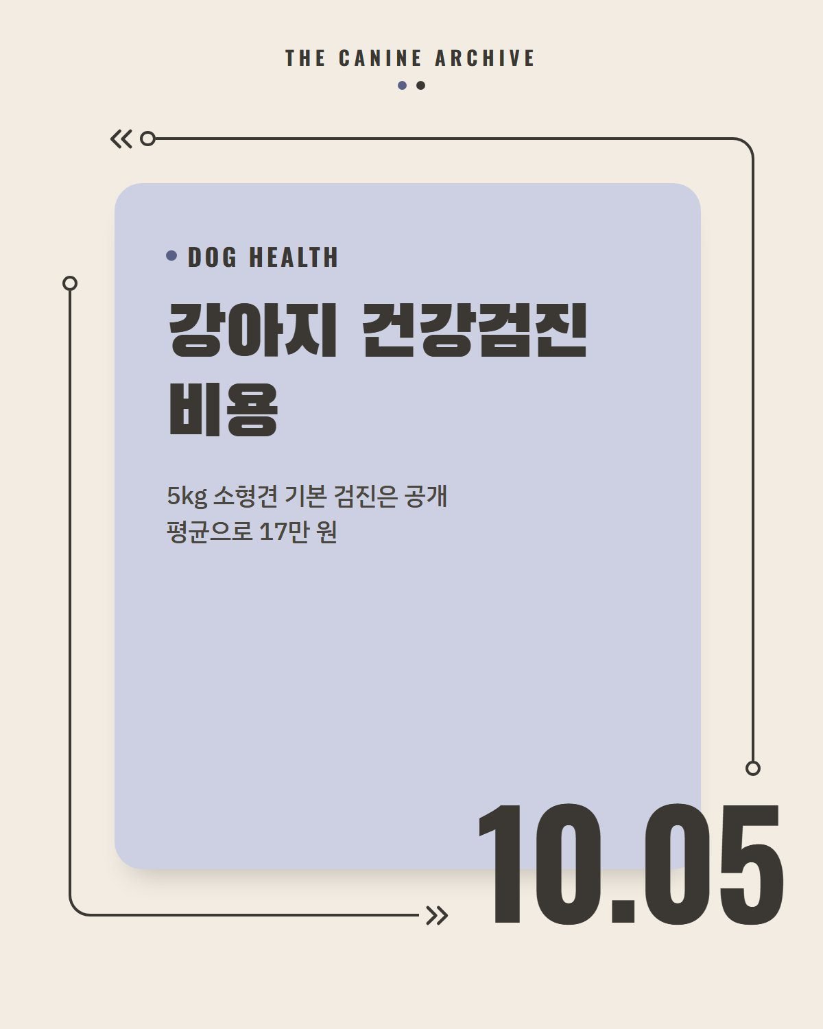 강아지 건강검진 비용, 5kg 소형견 기본 검진은 공개 평균으로 17만 원