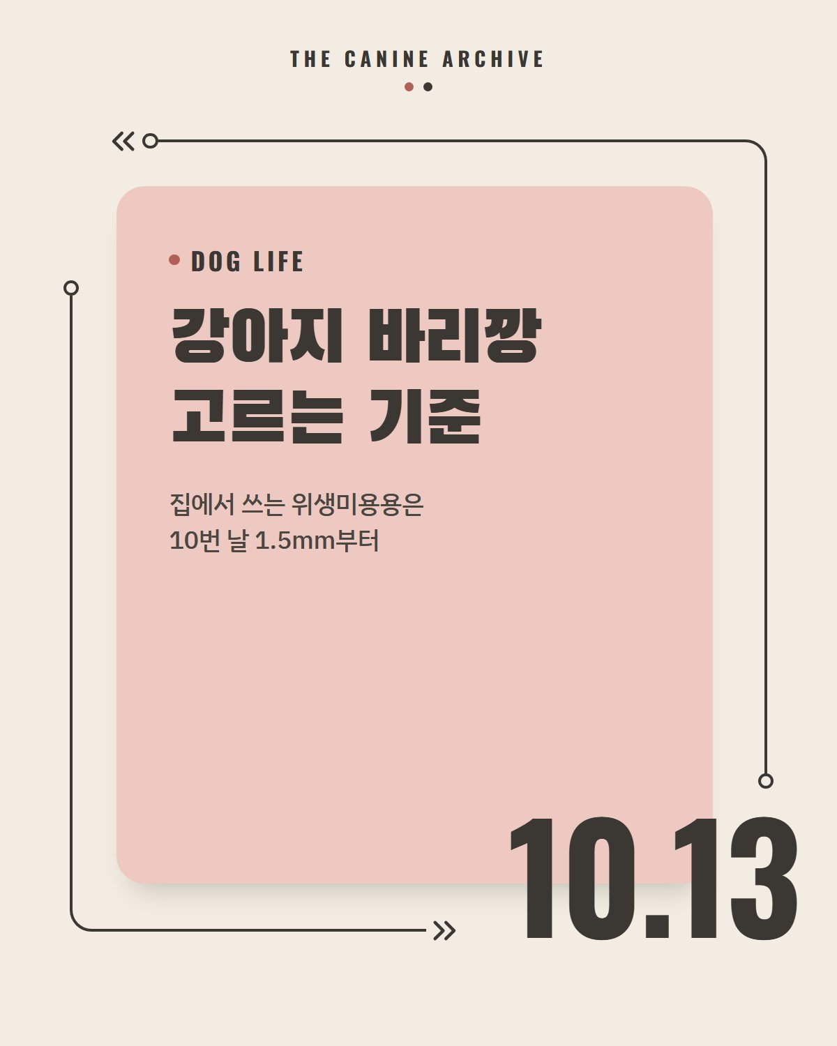 강아지 바리깡 고르는 기준, 집에서 쓰는 위생미용용은 10번 날 1.5mm부터